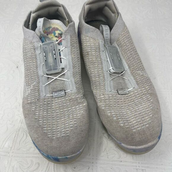 Nike Summit Cream Air VaporMax Flyknit 2020 Athletic Sneaker Shoes Size 8 - Picture 1 of 8